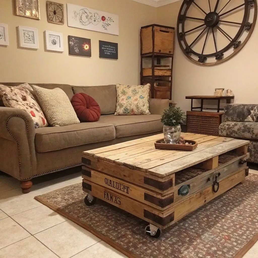 Recycled material furniture